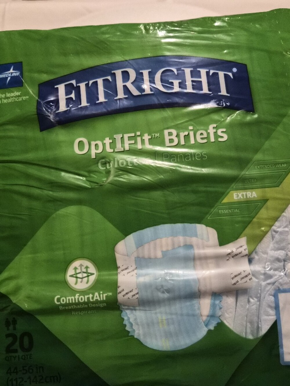 OptiFit Briefs for Men - Green - Large